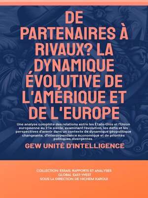 cover image of De partenaires à rivaux?